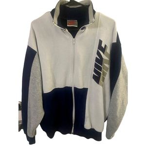 Vintage Nike (80s/90s) spelled out, color blocked jacket